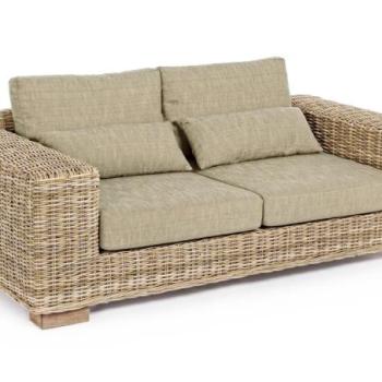 LEANDRO 2-3 személyes barna kanapé kép