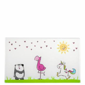 LEONARDO BAMBINI reggeliző lap 25x15cm, kislányos kép