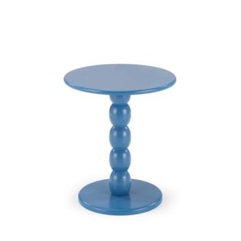 Lerakóasztal, fa, kék, 40 cm - SALTO kép