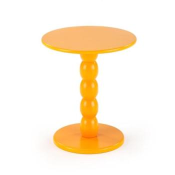 Lerakóasztal, fa, mustársárga, 40 cm - SALTO kép