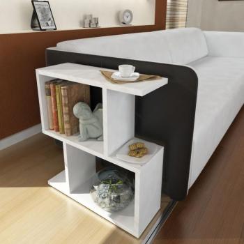 Lerakóasztal, fehér - SOFU kép