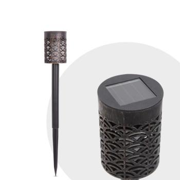 Leszúrható LED szolár lámpa – láng hatással – 5,5 x 27 (+9) cm kép