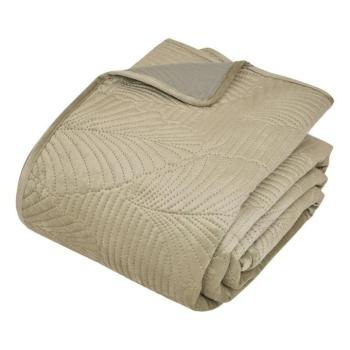 Levélmintás ágytakaró 260x240 cm, menta zöld - BAIKAL kép