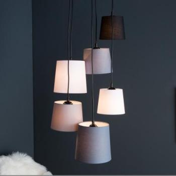 LEVELS IV szürke-fekete függőlámpa kép