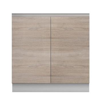 LINE barna mdf alsó konyhaszekrény 80cm kép
