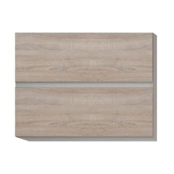 LINE E barna mdf felső konyhaszekrény 80cm kép