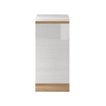 LINE fehér mdf alsó konyhaszekrény jobbos 40cm kép