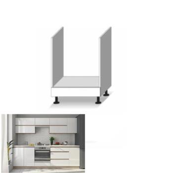 LINE fehér mdf tűzhely szekrény kép