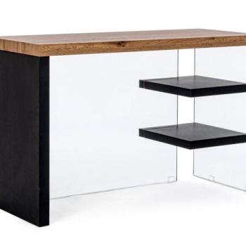 LINE fekete mdf íróasztal 120cm kép