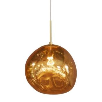 LIQUID DIAMOND arany üveg függőlámpa 35 cm kép