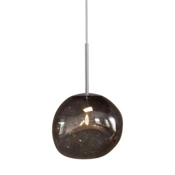 LIQUID DIAMOND fekete üveg függőlámpa 20 cm kép