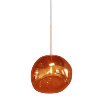 LIQUID DIAMOND réz üveg függőlámpa 20 cm kép