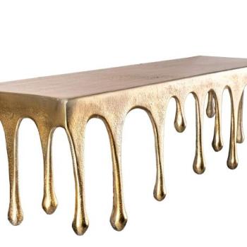 LIQUID LINE arany alumínium falipolc kép