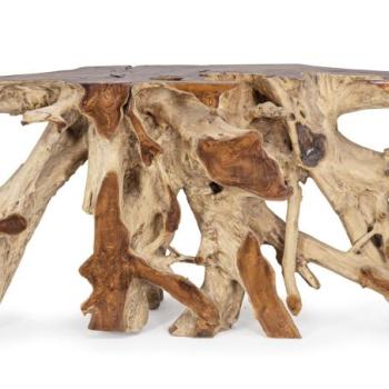 LISANDRA barna Teakfa konzolasztal 150cm kép