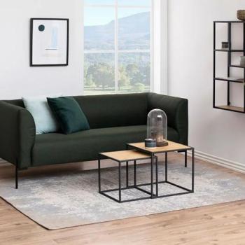 LOFT stílusú 2 db dohányzóasztal szett kép