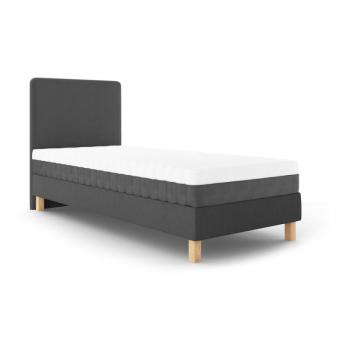 Lotus sötétszürke egyszemélyes ágy, 90 x 200 cm - Mazzini Beds kép