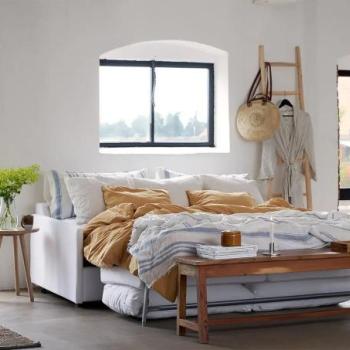 LUKAS fehér kanapé kép