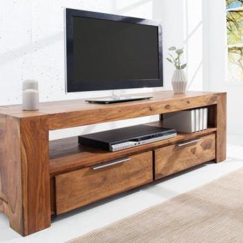 Luxus TV asztal Timber masszív fából 135 cm kép