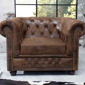 Luxus vintage fotel Chesterfield kép