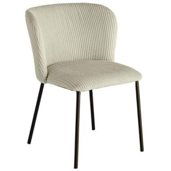 LYON menta kord szék fekete fém vázzal kép