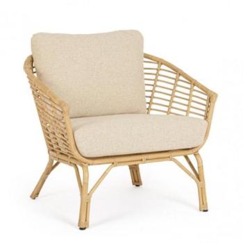 MABEL Bézs Polyester Fotel kép