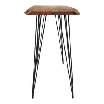 MAMMUT barna akácfa bárasztal 140cm kép