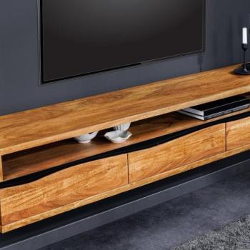 MAMMUT barna akácfa tv szekrény 160cm kép