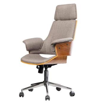 MANHATTAN szürke műbőr irodai szék kép