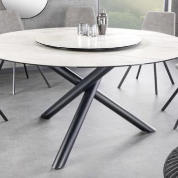 MARMOR SPIN kerámia kerek étkezőasztal 150cm kép