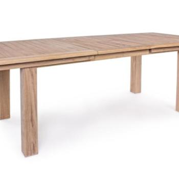 MARYLAND barna teakfa 10 személyes kerti étkezőasztal 180-240cm kép