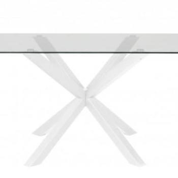 MAY üveg kerti étkezőasztal 160cm kép