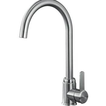 Mexen Chrom mosogató csaptelep - inox (672500-00) kép