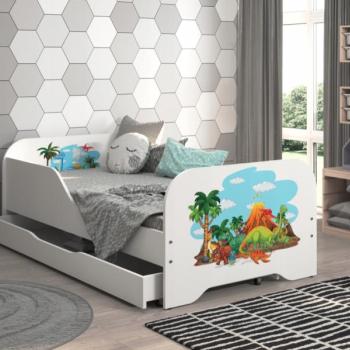 MIKI Gyerekágy 140 x 70 cm - Dínó világ kép