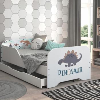 MIKI Gyerekágy 140 x 70 cm - STEGOZAUR kép