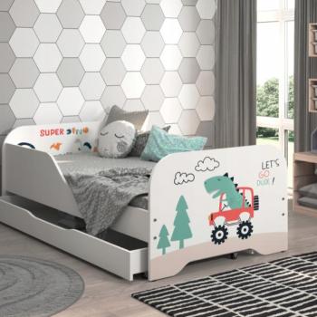 MIKI Gyerekágy 140 x 70 cm - T-REX kép