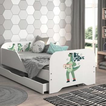 MIKI Gyerekágy 140 x 70 cm - Utazó dínó kép