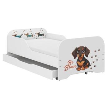 MIKI gyerekágy 160×80cm matraccal és ágyneműtartóval – Bátor kép