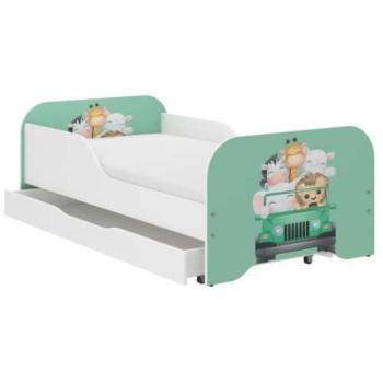 MIKI gyerekágy 160×80cm matraccal és ágyneműtartóval – kirándulás kép