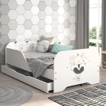 MIKI Gyerekágy 160 x 80 cm Egérke kép