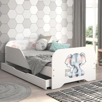 MIKI Gyerekágy 160 x 80 cm Elefánt kép
