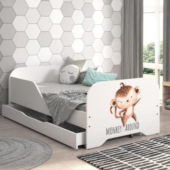 MIKI Gyerekágy 160 x 80 cm Majom kép