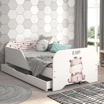 MIKI Gyerekágy 160 x 80 cm Víziló kép