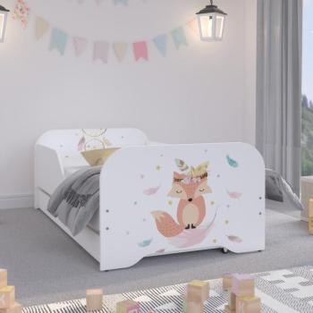 MIKI Gyerekágy ágyneműtartóval 160 x 80 cm - Mágikus róka kép
