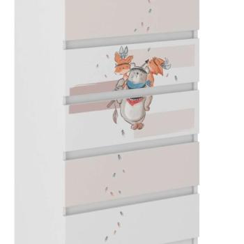 Minőségi gyerek komód 121 x 40 x 70 cm - A három jóbarát kép