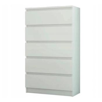 Minőségi gyerek komód 121 x 40 x 70 cm - fényes fehér kép