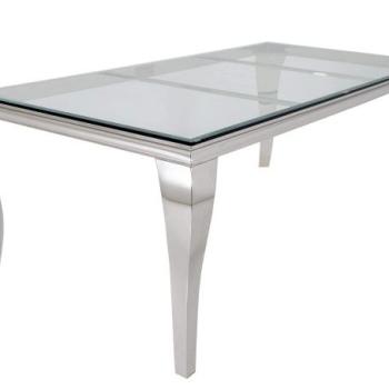 MODERN BAROCK BARRACUDA króm étkezőasztal 200cm kép