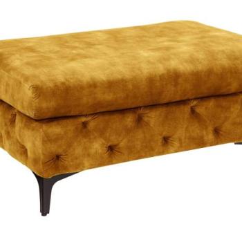 MODERN BAROCK sárga bársony lábtartó kép