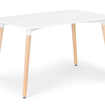 Modern étkezőasztal 120 x 60 cm - fehér kép