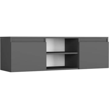 Modern, fogantyú nélküli TV-állvány MODERN 120 cm - többféle színben antracit kép