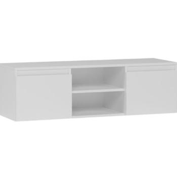 Modern, fogantyú nélküli TV-állvány MODERN 120 cm - többféle színben fehér kép